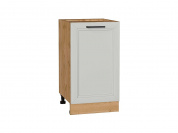 Шкаф нижний с 1-ой дверцей Нео 816*450*480 Grey Silk / Дуб Вотан