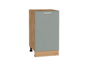 Шкаф нижний с 1-ой дверцей Квадро 816*450*481 Аквамарин / Дуб Вотан