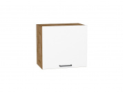 Шкаф верхний горизонтальный Флэт 458*500*318 White In 2S / Дуб Вотан