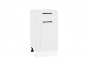 Шкаф нижний с 1-ой дверцей и ящиком Нео 816*400*478 White Silk / Белый