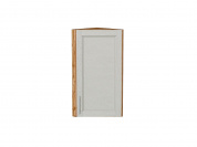 Шкаф верхний торцевой Сканди 716*300*306 Cappuccino Softwood / Дуб Вотан