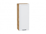 Шкаф верхний с 1-ой дверцей Барселона 920*350*324 Белый / Дуб Вотан