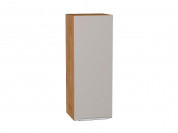 Шкаф верхний с 1-ой дверцей Фьюжн 920*350*320 Clay Silk / Дуб Вотан