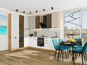 Евро Лайн-07 2340*2000/3000*600 Агат/Белый