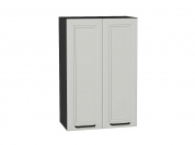 Шкаф верхний с 2-мя дверцами Нео 920*600*320 Grey Silk / Graphite