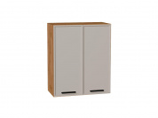 Шкаф верхний с 2-мя дверцами Фрейм 716*600*324 Clay Silk / Дуб Вотан
