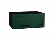 Шкаф верхний горизонтальный глубокий Дублин 358*800*574 Special Green / Graphite