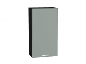 Шкаф верхний с 1-ой дверцей Квадро 920*500*321 Аквамарин / Graphite