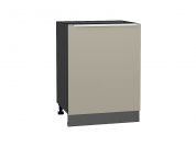 Шкаф нижний с 1-ой дверцей Фьюжн 816*600*480 Silky Grey / Graphite