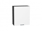 Шкаф верхний с 1-ой дверцей Флэт 716*600*318 White In 2S / Graphite