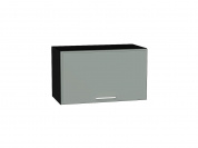 Шкаф верхний горизонтальный Квадро 358*600*321 Аквамарин / Graphite