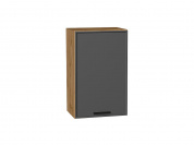 Шкаф верхний с 1-ой дверцей Фрейм 716*450*324 Stormy Silk / Дуб Вотан