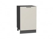 Шкаф нижний с 1-ой дверцей Флэт 816*500*478 Cashmere In 2S / Graphite