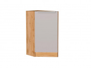 Шкаф нижний торцевой Фьюжн 816*296*554 Clay Silk / Дуб Вотан