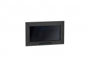 Комплект фасадов Глетчер со стеклом для каркаса Ф-86 ВГ600 354*596*16 Маренго Силк