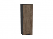 Шкаф верхний с 1-ой дверцей Флэт 920*300*318 Brown Casella Oak 2S / Graphite