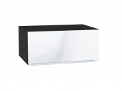 Шкаф верхний горизонтальный глубокий Фьюжн 358*800*576 Angel / Graphite