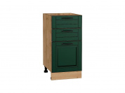 Шкаф нижний с 3-мя ящиками Дублин 816*400*478 Special Green / Дуб Вотан
