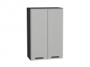 Шкаф верхний с 2-мя дверцами Фрейм 920*600*324 Grey Silk / Graphite