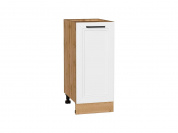 Шкаф нижний с 1-ой дверцей Нео 816*350*480 White Silk / Дуб Вотан