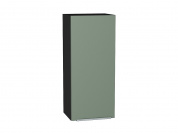 Шкаф верхний с 1-ой дверцей Фьюжн 920*400*320 Silky Mint / Graphite