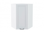 Шкаф верхний угловой Ницца 920*600*600 Blanco / Белый