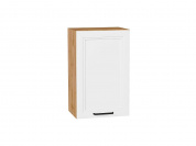 Шкаф верхний с 1-ой дверцей Нео 716*450*320 White Silk / Дуб Вотан