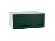 Шкаф верхний горизонтальный глубокий Дублин 358*800*574 Special Green / Белый