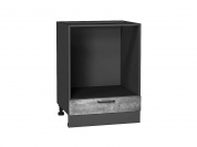 Шкаф нижний под духовку Флэт 816*600*476 Temple Stone 2S / Graphite