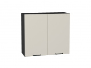 Шкаф верхний с 2-мя дверцами Флэт 716*800*318 Cashmere In 2S / Graphite