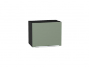 Шкаф верхний горизонтальный Фьюжн 358*450*320 Silky Mint / Graphite