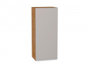 Шкаф верхний с 1-ой дверцей Фьюжн 920*400*320 Clay Silk / Дуб Вотан