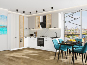 Евро Лайн-07 2340*2000/3000*600 Агат/Белый