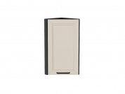 Шкаф верхний торцевой Нео 716*300*306 Cream Silk / Graphite