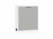 Шкаф нижний с 1-ой дверцей Флэт 816*600*478 Light Grey In 2S / Белый