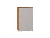 Шкаф верхний с 1-ой дверцей Фьюжн 716*450*320 Clay Silk / Дуб Вотан
