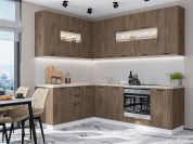 Флэт-02 2340*1700/2400*600 Brown Casella Oak 2S