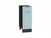 Шкаф нижний с 1-ой дверцей и ящиком Ницца 816*300*478 Голубой / Graphite