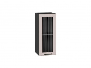 Шкаф верхний с 1-ой остекленной дверцей Барселона 716*300*324 Кашемир / Graphite