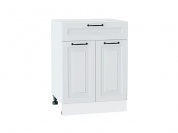 Шкаф нижний с 2-мя дверцами и ящиком Ницца 816*600*478 Blanco / Белый