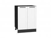 Шкаф нижний с 2-мя дверцами Глетчер 816*600*478 Айленд Силк / Graphite