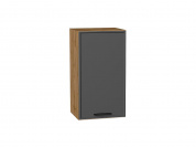 Шкаф верхний с 1-ой дверцей Фрейм 716*400*324 Stormy Silk / Дуб Вотан