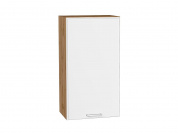 Шкаф верхний с 1-ой дверцей Квадро 920*500*321 Белый / Дуб Вотан