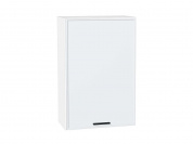 Шкаф верхний с 1-ой дверцей Фрейм 920*600*324 White Silk / Белый