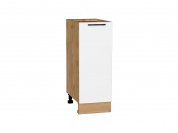 Шкаф нижний с 1-ой дверцей Лайт 816*300*478 Special White / Дуб Вотан