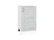 Шкаф нижний с 1-ой дверцей Лофт 816*450*480 Nordic Oak / Белый