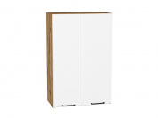 Шкаф верхний с 2-мя дверцами Флэт 920*600*318 White In 2S / Дуб Вотан