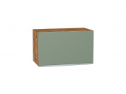 Шкаф верхний горизонтальный Фьюжн 358*600*320 Silky Mint / Дуб Вотан