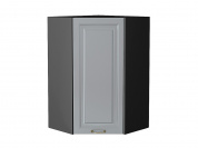 Шкаф верхний угловой Ницца 920*600*600 Графит / Graphite