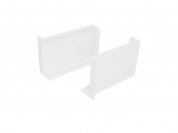 Декоративная накладка ABS (компл. 2 шт.) 43*27*67 Белый